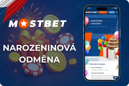 Podmínky narozeninového bonusu na platformě Mostbet